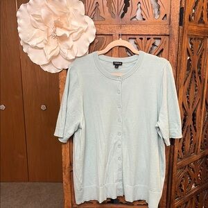 Torrid Mint Cardigan Size 14/16